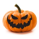 HALLOWEENSKÁ NÁLEPKA NA OKENNÉ TEKVICE WZ-8