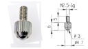 ČÍSELNÍK KONTROLKA, CYLINCOVÝ/GULOVÝ, 6 x 3 mm