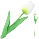 UMELÉ KVETY AKO ŽIVÝ tulipán na balkón do vázy umelé listy 33 cm