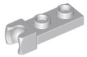 LEGO 1X2 S HÁKOM SVETLO SIVÁ 14418 PRE 2 KS