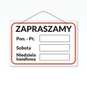 Laminovaný nápis A5 VITAJTE PO-PIA SO-NE