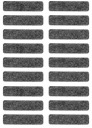 Samolepiace plstené podložky šedé 10x40mm balenie 16 ks - VORSTAHL