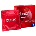 Durex Feel Thin Classic tenké latexové kondómy 3 ks