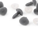 Bezpečný nos, maskot nos, 11 x 14 mm, sivý