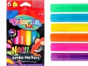 Colorino Trojuholníkové fixky Jumbo Neon 6 farieb 38881