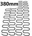 Vlnová pružina ZIG-ZAG A 380mm 1ks rohová pohovka na posteľ 38 cm typ A