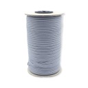 Plochý ľan elastický, sivý, 7mm