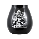 Keramická čierna tekvica s logom Guarani 350 ml