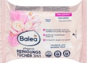 Balea Čistiace odličovacie obrúsky 3v1 25 kusov na suchú pleť
