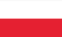 24 kusov NÁLEPKA POĽSKEJ VLAJKY
