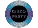 Disco narodeninové taniere 18cm 6ks silvestrovské