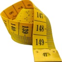 Krajčírsky meter, centimeter, meter, 150 cm