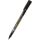 PENTEL NF450 tenký permanentný popisovač, čierny