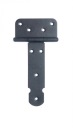 Ozdobný čierny konštrukčný pánt bránky 125 mm