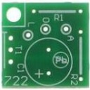 Moderné osvetlenie kabíny, PCB AVT722