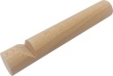 Buková hmoždinka, drevená tyč na vešiak, 12 cm, frézovaná píšťalka, 20 mm