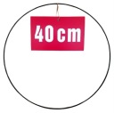 ČIERNY prsteň/ráfik pre lapače snov a makramé, 40 cm