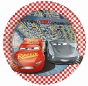 CARS papierové taniere Cars Zygzak 1-9 narodeninové vozidlá PARTY 8 ks