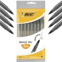 BIC Round Stic Classic guľôčkové pero Black Blister sada 8 klasických kusov