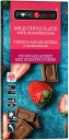 MLIEČNA ČOKOLÁDA S JAHODAMI BEZ CUKRU 75g Pure