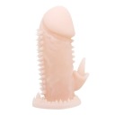Flexibilný návlek na penis so sexuálnymi výstupkami