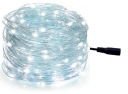 LED girlandy studenej bielej farby, ozdoby na vianočný stromček, 5 m
