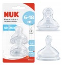 NUK PRVÝ VÝBER + CUVNÍK NA FĽAŠU 6-18M M 2KS