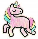 UNICORN nažehľovací TERMO jednorožec REFLEXNÝ