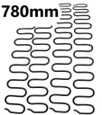 Vlnová pružina ZIG-ZAG A 780mm 1 ks pohovka 78cm TYP A