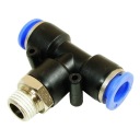 PNEUMATICKÝ ZÁSUVNÝ KONEKTOR PT AUTO TEE 6 mm 1/8