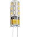 LED žiarovka G4, 4000K, 1,1W, DC12V, 360°, 100lm, GTV