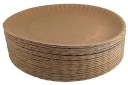 Jednorazový riad Okrúhle papierové taniere 18 cm 100 ks