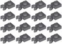 LEGO 4085d Tanier 1x1 tmavosivá (6g) 16 ks