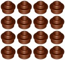 LEGO 85861 1x1 hnedá NOVINKA (2g) 16 ks.
