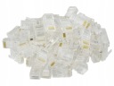NEKU Modulárna zástrčka RJ45 8P8C internetové zástrčky UTP kat.5e na drôt 50ks