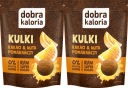 Zdravý snack kakaové guľky s nádychom pomarančových datlí Mandle Orechy x2