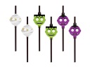 Papierové slamky Halloween Monsters, 6 ks