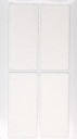 STAROSTLIVOSŤ O PODLAHU samolepiace plsti 40 x 90 mm BIELA