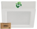 LED stropné svietidlo prisadené na povrch 6W 660lm farba neutrálna biela štvorcová