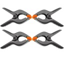 4 x stolárska svorka, odpružená modelovacia spona, 100 mm TOP TOOLS