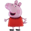 PEPPA PIG fólia BALLOO, ružové PIG narodeniny