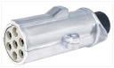 G9F42 ZÁSTRČKA PRÍVESU 7 PIN, 24V, TYP S, HLINÍK 0000-00