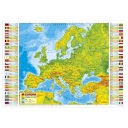 Obojstranná podložka do školskej lavice Mapa Európy