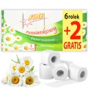 Harmančekový toaletný papier 3 vrstvy 8 roliek FINE