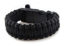 Badger Outdoor Paracord náramok so zapaľovačom - čierny