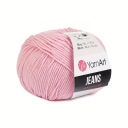 50g priadza, 55% bavlna 45% akryl, YarnArt Jeans ružová 36
