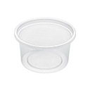 Okrúhla nádoba 80ml PP, 100 ks na omáčku na pizzu