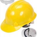 Žltá HDPE ochranná prilba VOREL 74172