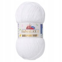 PRIADZA DOLPHIN BABY HIMALAYA BIELA ​​BIELA ​​BIELA ​​80301 POLYESTER AMIGURUMI