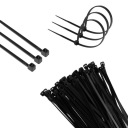 Sťahovacie pásky Silné sťahovacie pásky 2,5x150mm čierne Balenie 100 kusov